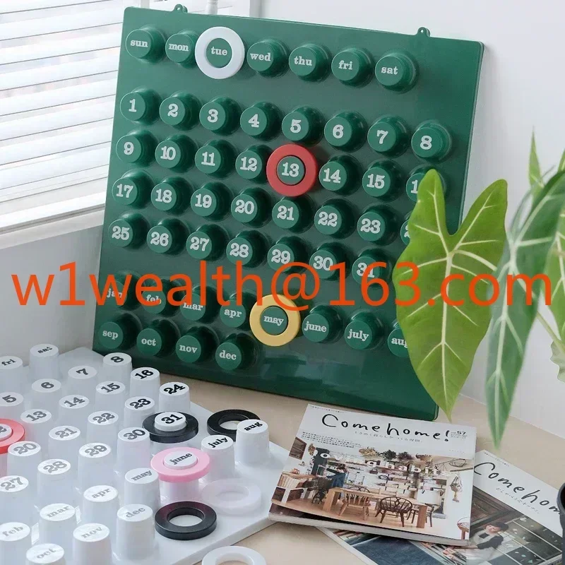 

Replica medieval perpetual calendar ringadate retro calendar creative Internet celebrity ins wall decoration home