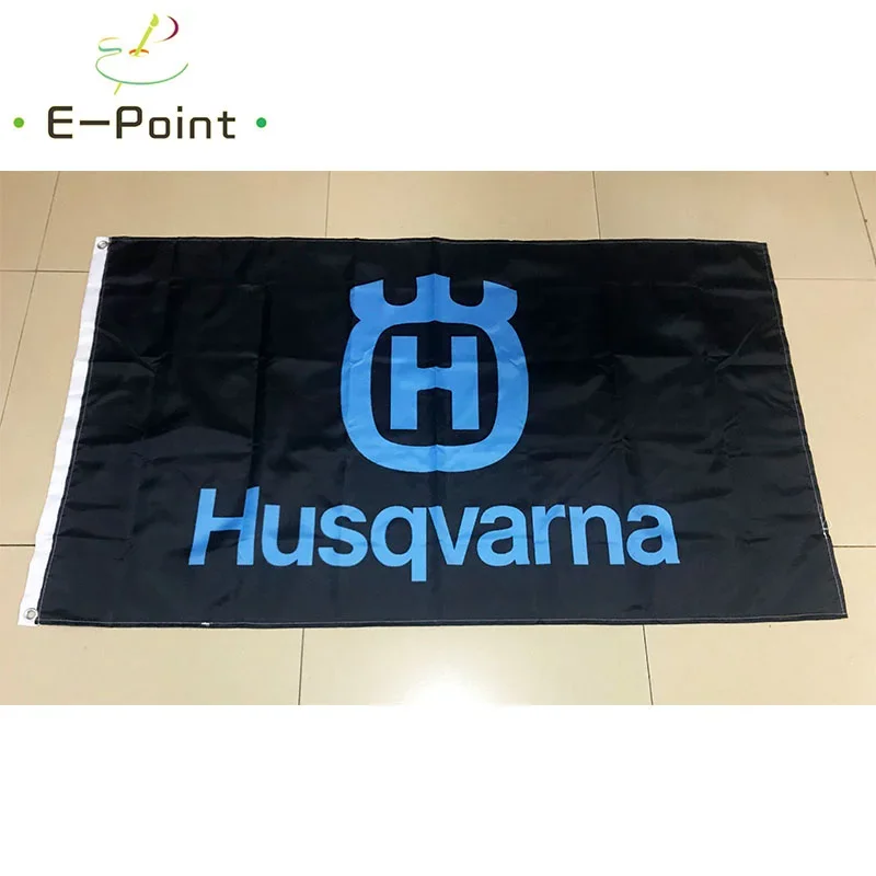 Sweden Husqvarna Racing Flag 2ft*3ft (60*90cm) 3ft*5ft (90*150cm) Size Christmas Decorations for Home Flag Banner Gifts