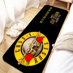 Guns N' Roses Door Mat Entrance Non-slip Doormat Washable Kitchen Carpet Living Room Hallway Rugs Bathroom Bath Door Mats