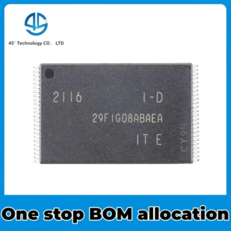 5PCS MT29F1G08ABAEAWP-IT: E TSOP-48 1Gb NAND Flash Memory Storage Chip New Original Active Components in Stock