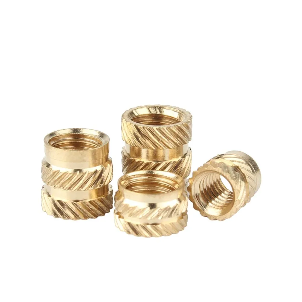 Seleadlab 50/100/200pcs M3 3x5x4 Threaded Insert Knurled Brass Embedment Nut For 3D Printer Voron 2.4 Trident