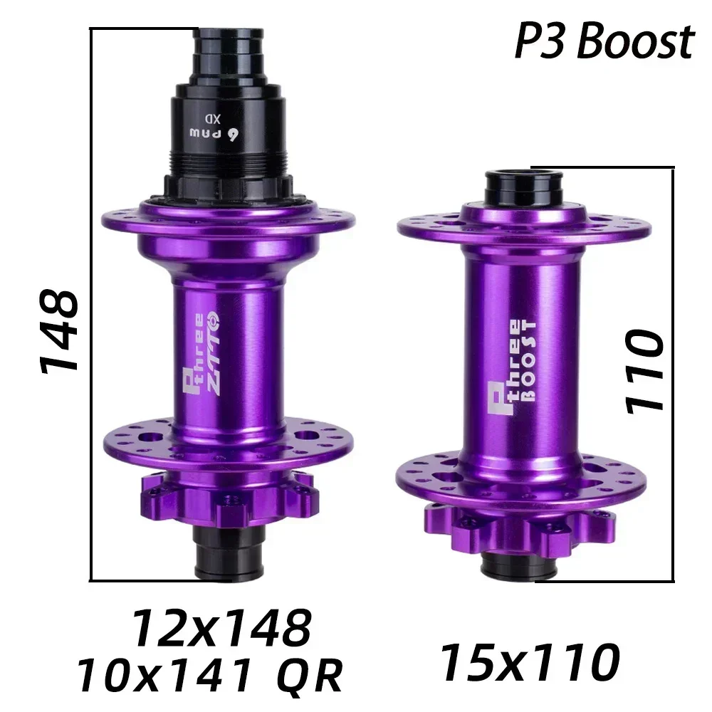 ZTTO MTB العجلات الخلفية 26 27.5 29 32 ثقوب مكبح قرصي محور AM إندورو DH العجلات 12x148 دفعة 12x142 من خلال المحور 10x141 QR 10x135