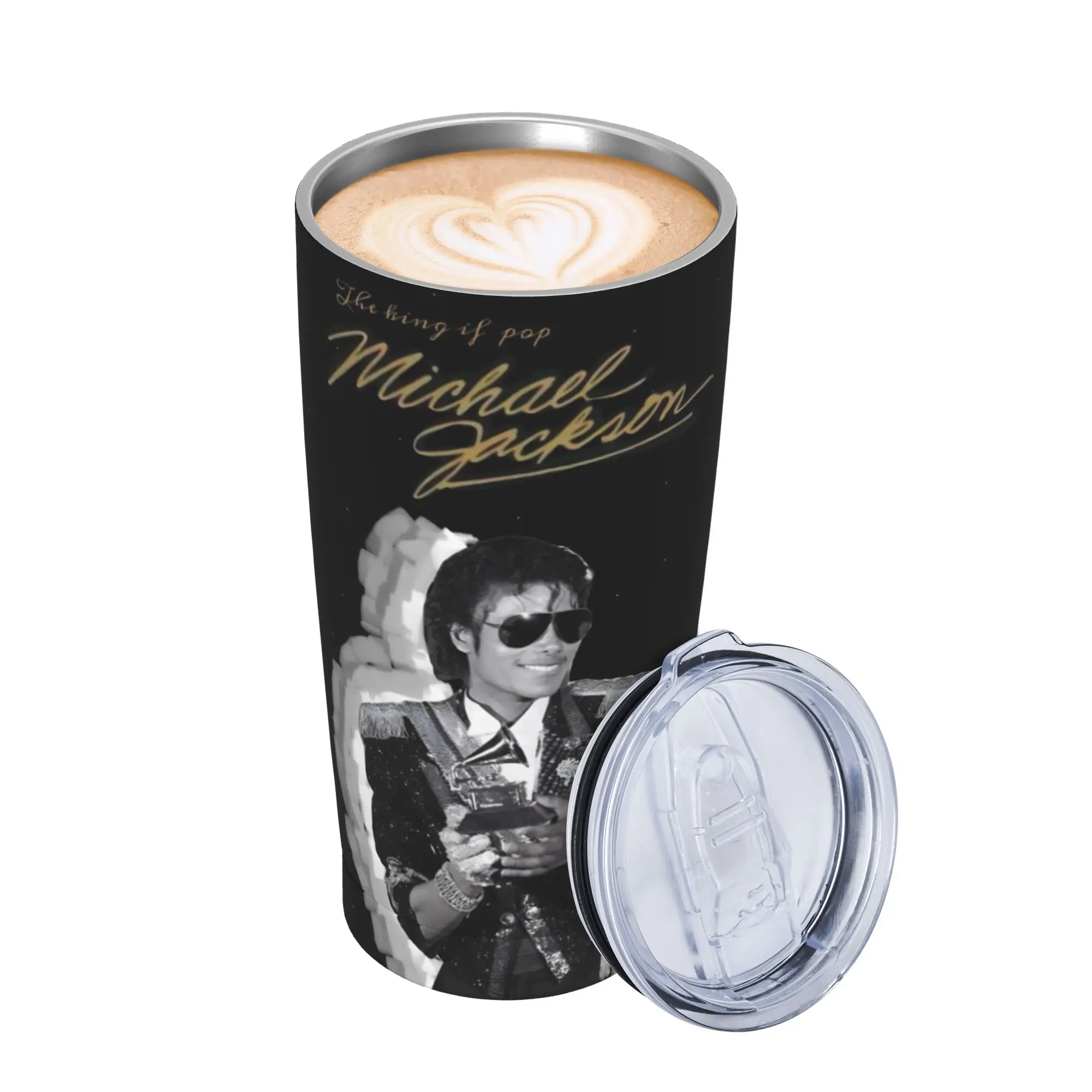 Singer Michael Jacksons MJ Tour 2026 Insulated Tumbler with Straws Lid  Vacuum Coffee Mugs Outdoor Portable Car Bottle Cups 20oz