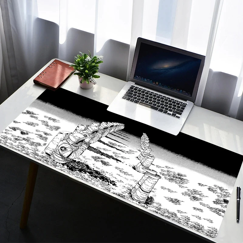 Mouse Pad Laptop Rubber Extended Desktop Mat Computer Gamer Outer Space Astronauts Mousepad PC Gaming Accessories Keyboard Pad