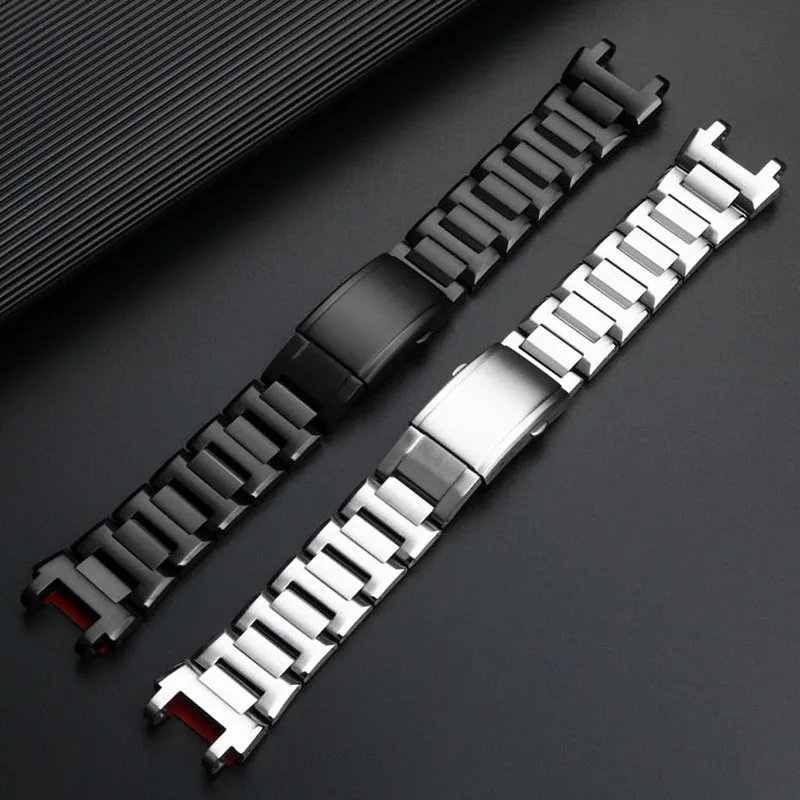 Watch band for Casio MTG-B1000 Metal Strap Heart of Steel  MTG-B2000 316 Stainless Steel Bracelet  with Tools  Screw  wristband