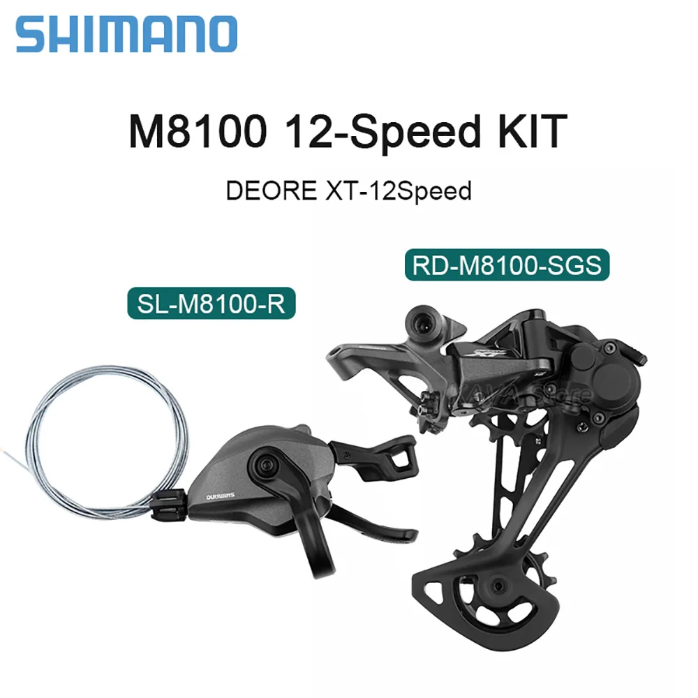 Shimano Deore XT M8100 Groupset 12S MTB Derailleur Shifter 12V Gear Set HG MS Cassette 12 Speed Bicycle Chain 46T 50T 51T 52T