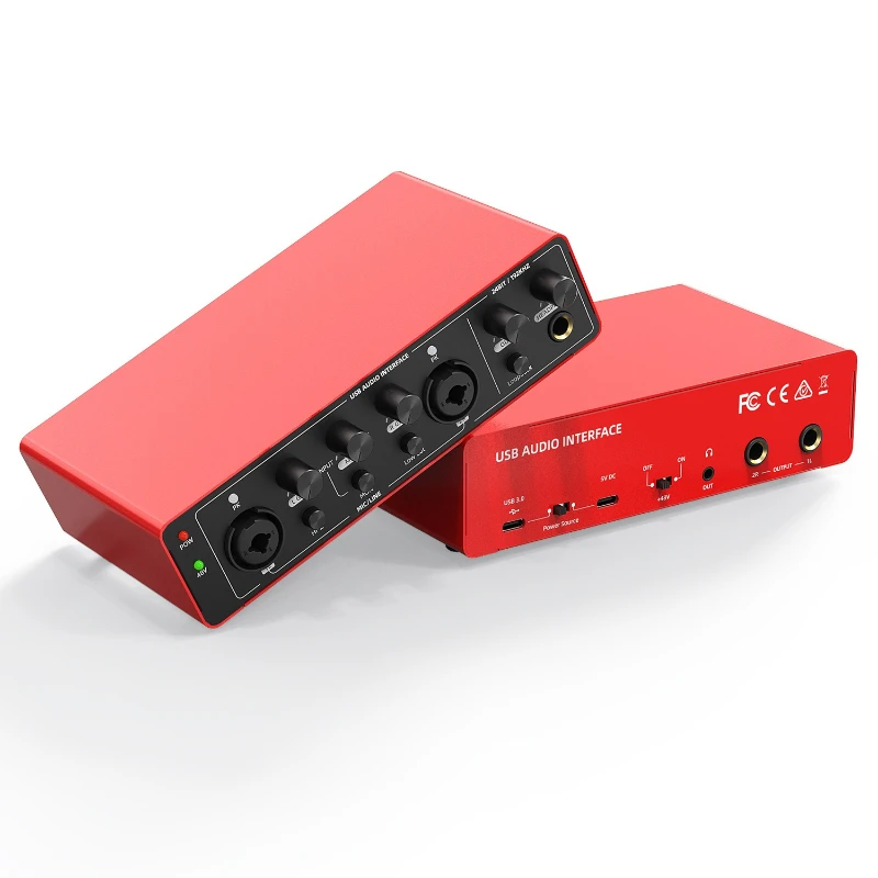 

Recording, arranging, mixing, live dubbing Karaoke external usb external sound card