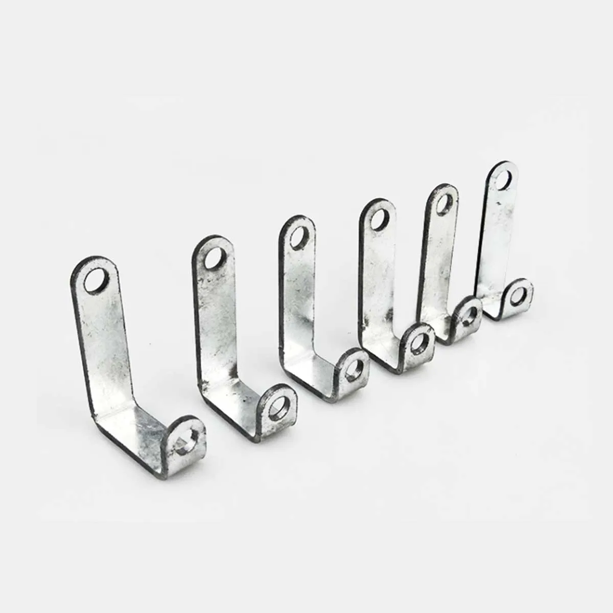 

U-Shaped Hook Angle Code Anti-Theft Window Installation Fixing Bracket Wall Hanging Tile Buckle Connection With Hole