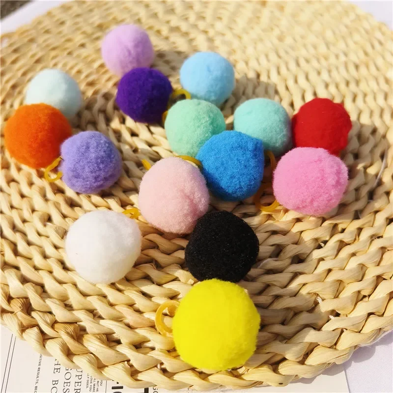 3cm Classic Small Ball Elastic Rubber Band Dog Grooming Tools Handmade Pet Supplies for Dog Cat Accessories