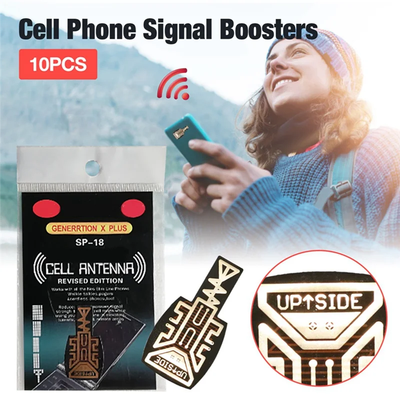 ABYL 10 pièces SP-18 amélioration du Signal de téléphone portable amélioration du Signal de téléphone portable autocollant amplificateur de Signal Booster