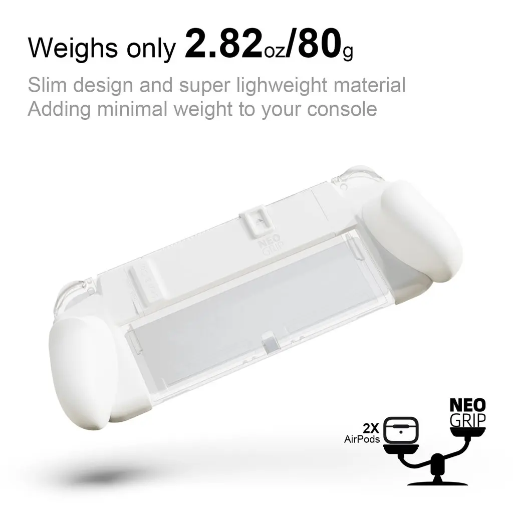 Savage Raven by Skull & Co. NeoGrip Protective Case with Replaceable Ergonomic Grip for Nintendo Switch/OLED