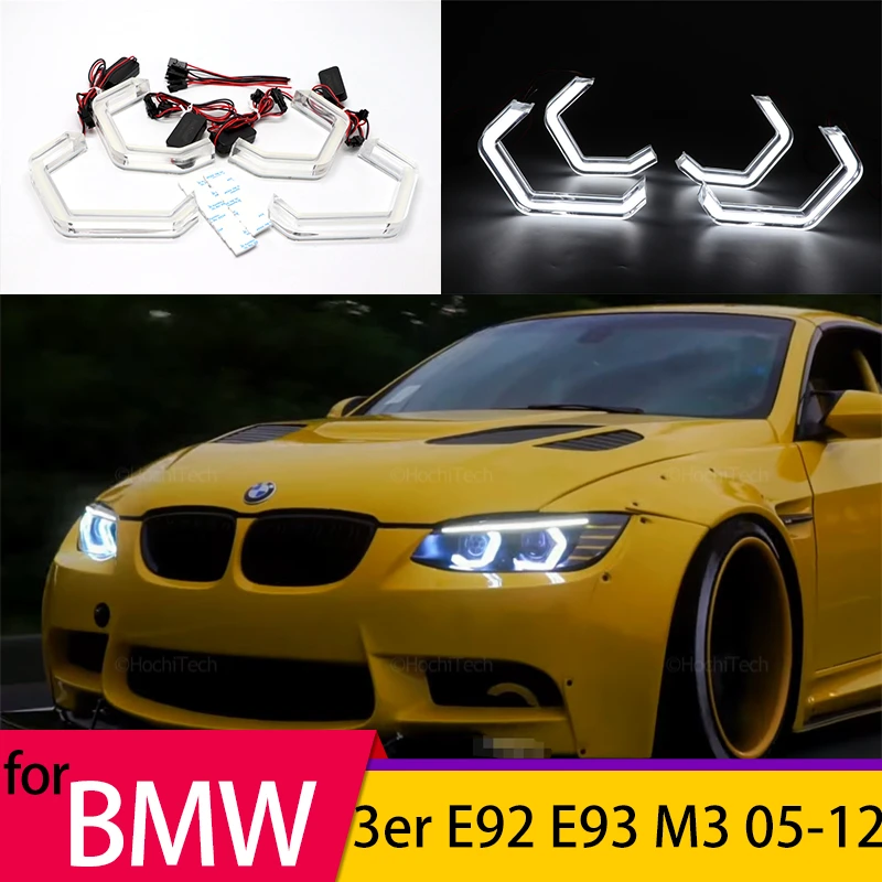 

M4 Iconic Style LED Crystal Angel Eye Kit Eyes Kits для BMW 3 серии E92 E93 M3 316i 318i 320i 320si 323i 325i 328i 330i 335i