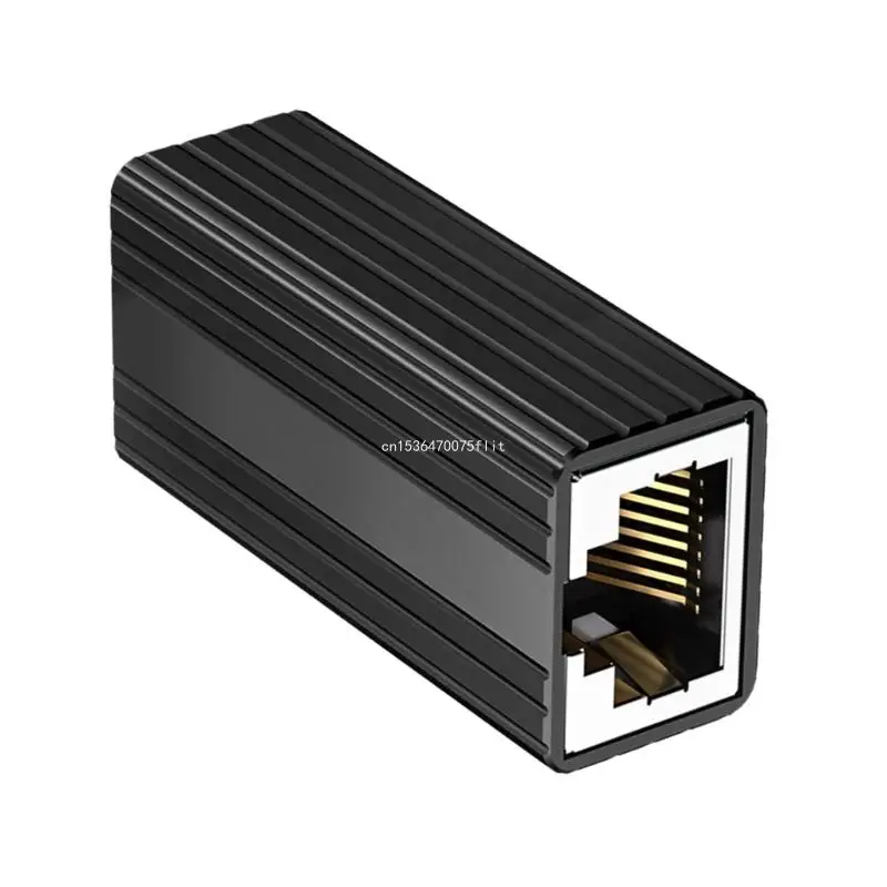 RJ45 Coupler Connector, 10000Mbps สายเคเบิลเครือข่ายความเร็วสูง Extender สำหรับการเชื่อมต่อระยะไกล 100M DropShipping