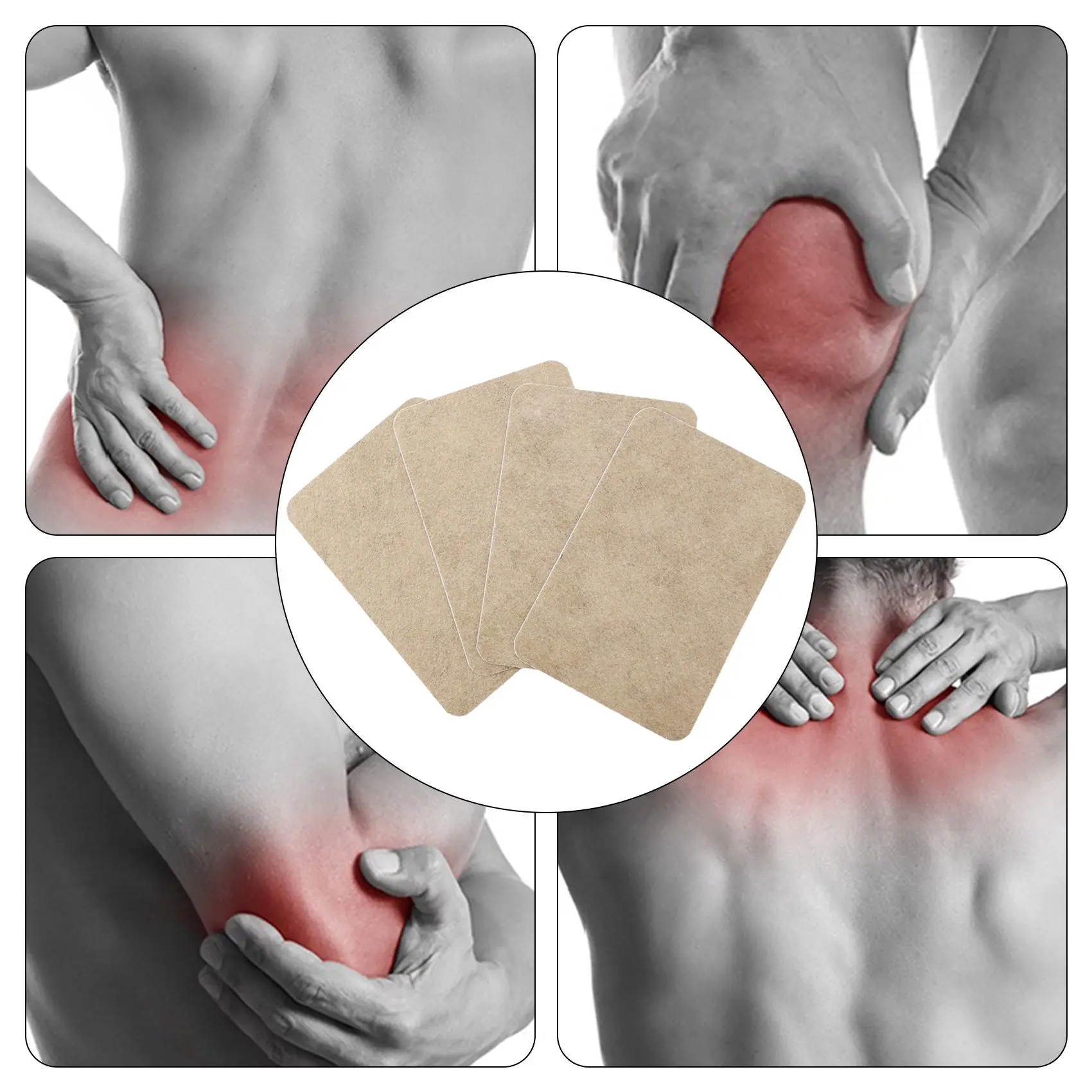 رقعة الزنجبيل العشبية لتعزيز الدورة الدموية وتخفيف الألم والنوم وآلام المفاصل ، 50 لتحسين الدورة الدموية