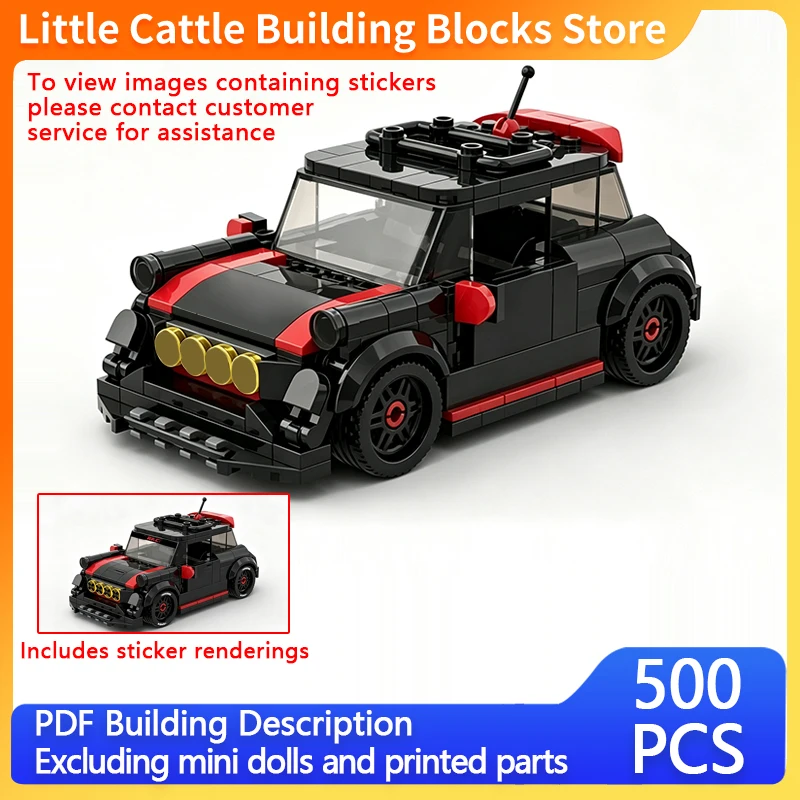 Speed Racing Car Model MOC Building Bricks F56 Rally Race Car Modular Technology Gifts Holiday Assemble Children Toys Suit