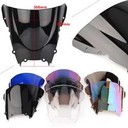 Double Bubble Motorcycle Windshield Windproof ABS Windscreen For Yamaha YZF-R6 YZF R6 600 1998 1999 2000 2001 2002