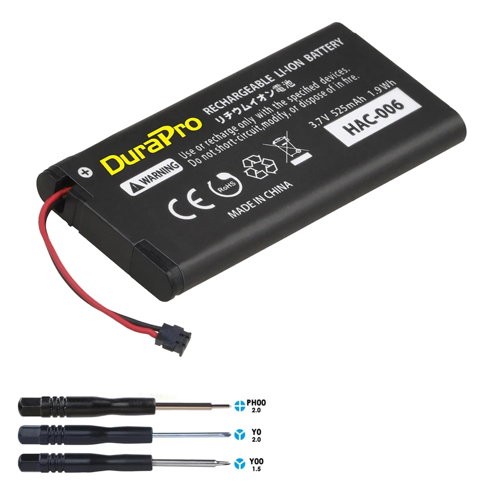 525mA HAC 006 HAC-006 Battery HAC-BPJPA-C0 HAC-015/016 HAC-A-JCR-C0 Bateria for Nintendo Switch Ns Joy-Con Joycon Controller