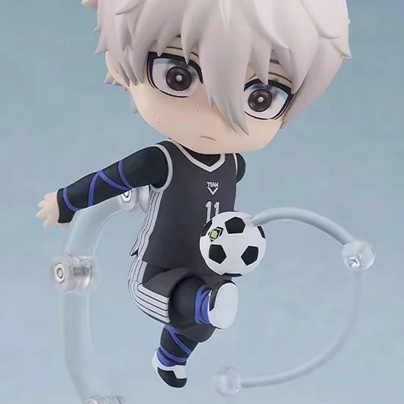 Figuras de acción del Anime Nagi Seishiro, estatua coleccionable de PVC, juguetes de regalo de cumpleaños, versión Q, cerradura azul, 2056