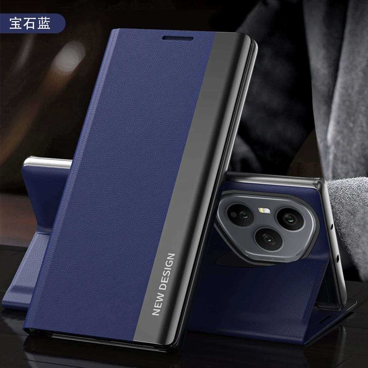 NONE Für Honor 400 pro Lite Fall Luxus All-inclusive Stand Leder Fall Business Stil Abdeckung Für Honor 400 pro 5G stoßfest Funda 7