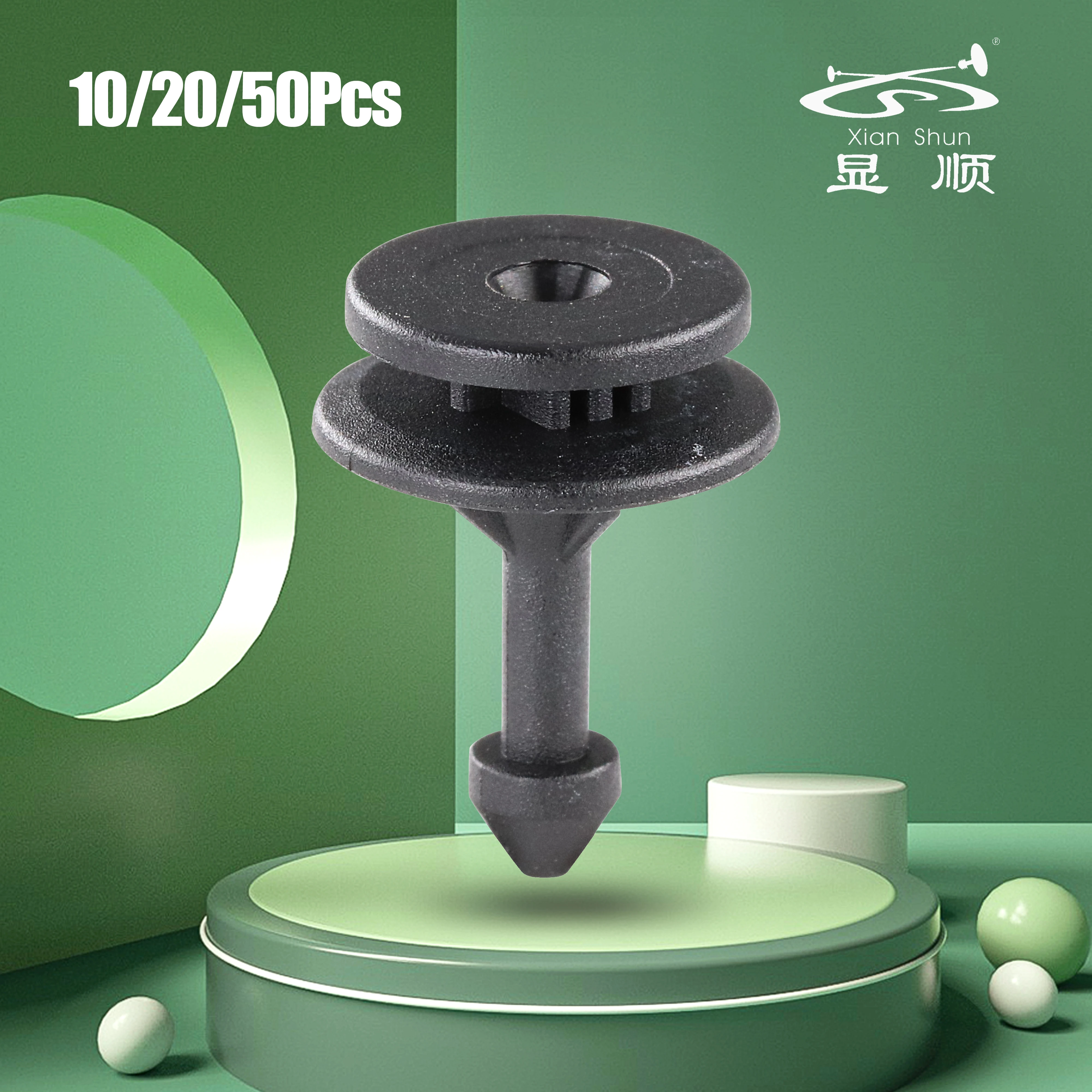 

10/20/50Pcs Black PA Fasteners Interior Replacement Parts Car Fastening Clips Car Accessories For VW 3C0867333