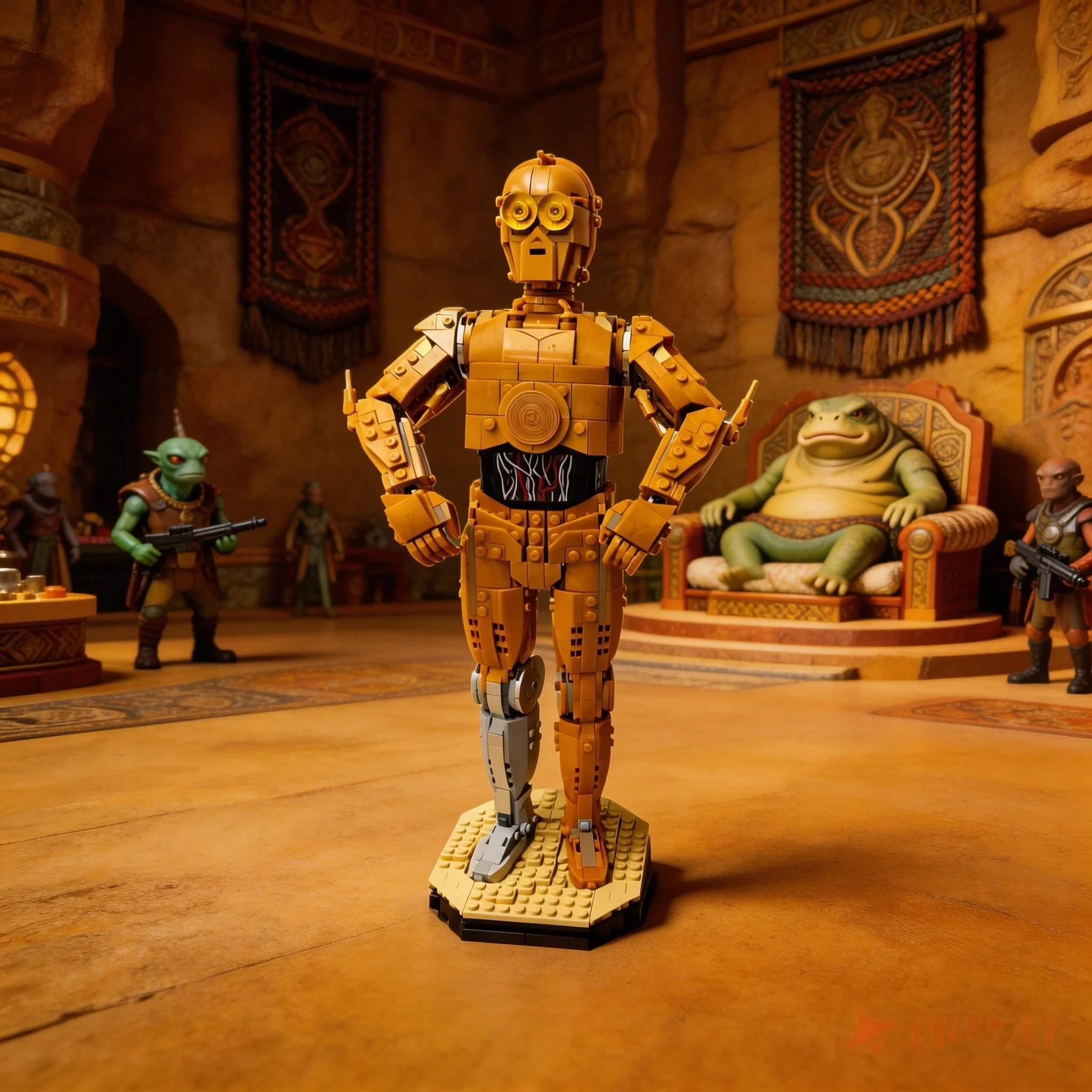 

Новая модель робота Star Conflict C-3po, конструктор-головоломка, подарок на день рождения для друзей.