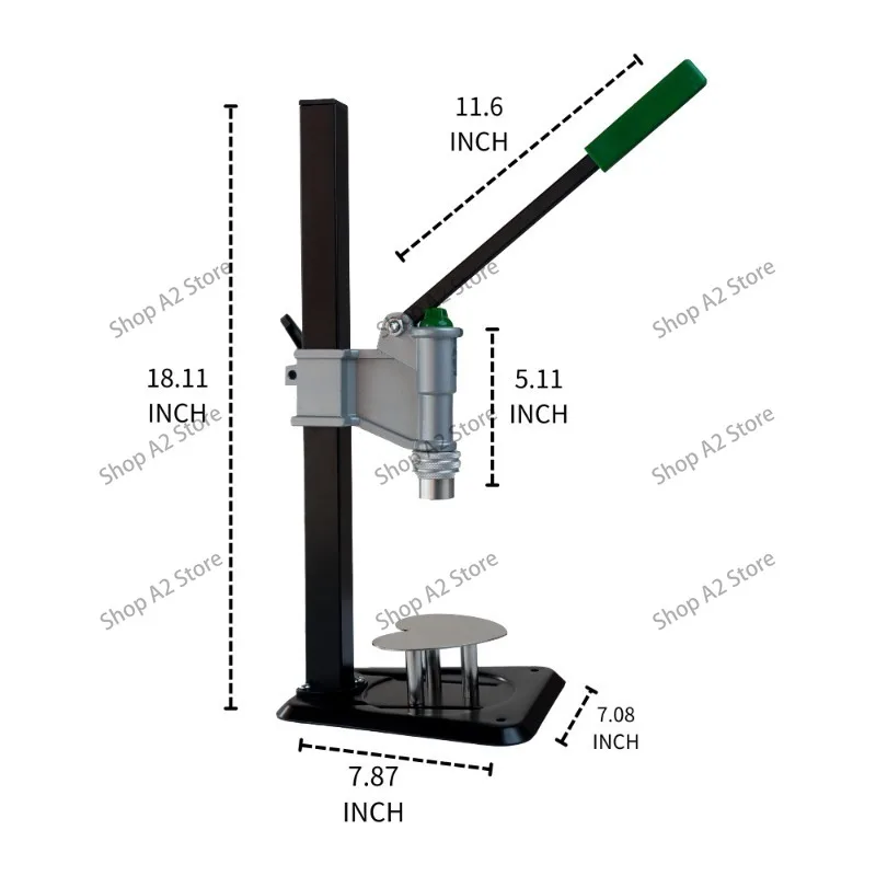 Desktop small hand-pressed perfume sealing machine, capping machine, mist spray sub-packer, capping machine