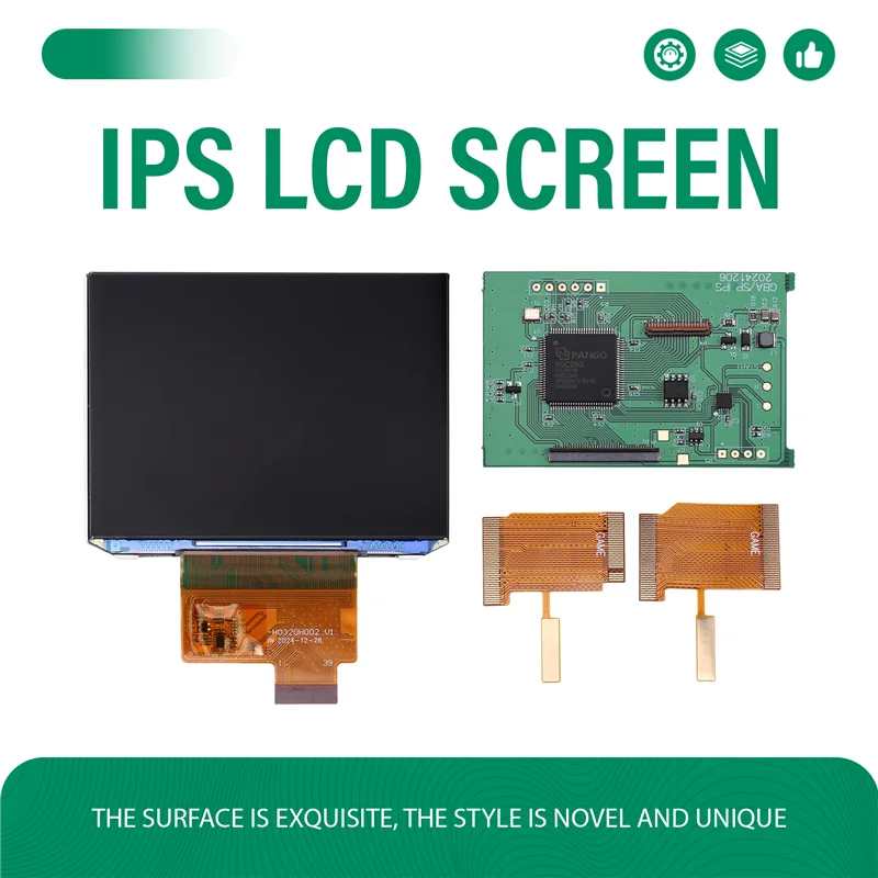 

【BRAND NEW】High Brightness 3.0 Inch LCD IPS High Brightness Parts For GBA Support Pixel Mode Display