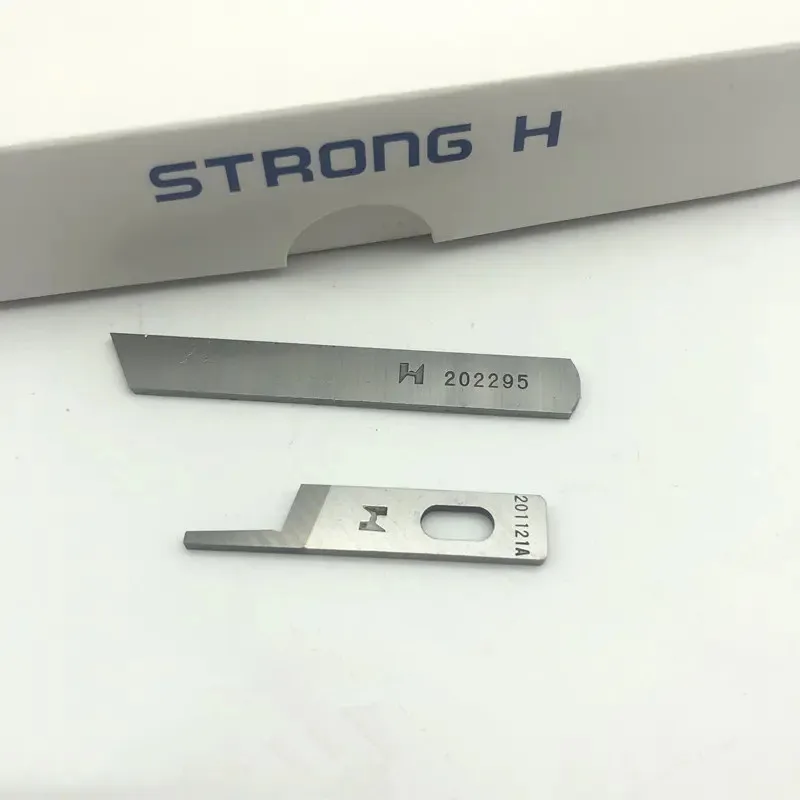 5PCS Strong H Knives Blade, 201121A 202295, Upper Knife Lower Knife, Pegasus 700 Jack C4 Overlock Hemmer Industrial Sewing Parts