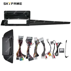 SKYFAME Car Frame Fascia Adapter Canbus Box Decoder Android Radio Dash Fitting Panel Kit For Renault Latitude Laguna 3