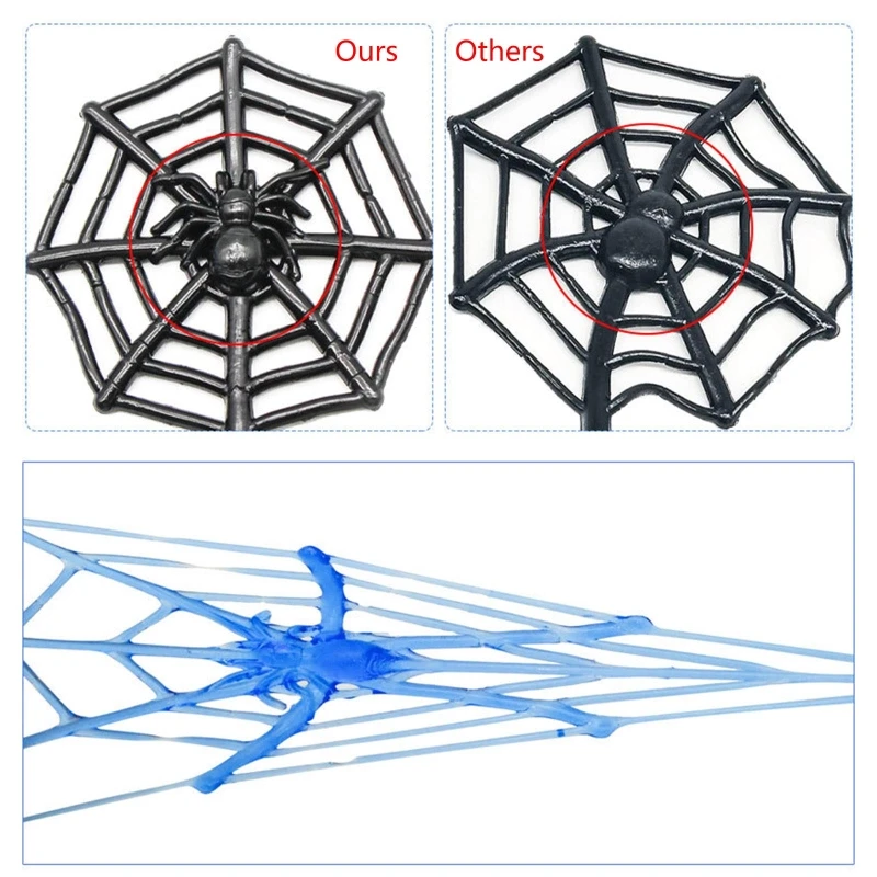 Crianças engraçado stretchable aranha brinquedo interativo brinquedos educativos portáteis