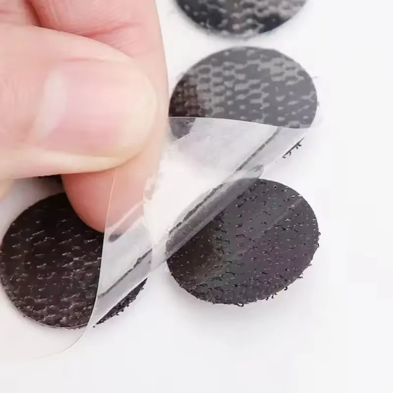 Self Adhesive Dots Transparent Baby Fastener Tape Strong Glue Sticker Round Coins Hook Loop Glue Tape - Image 4