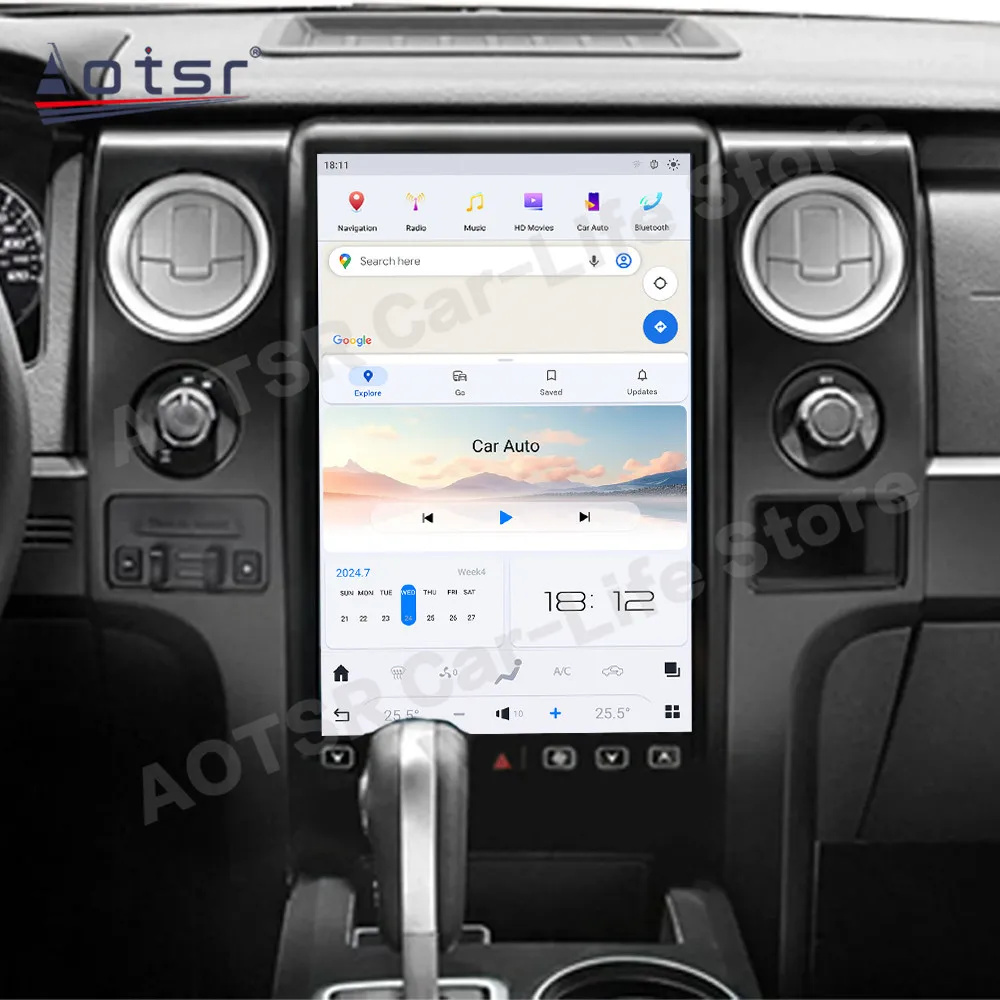 Multimedia Android 13 For Ford F150 2013~2014 GPS Navigation Auto Stereo Radio Carplay Mirror Link Smart Touch Screen Head Unit