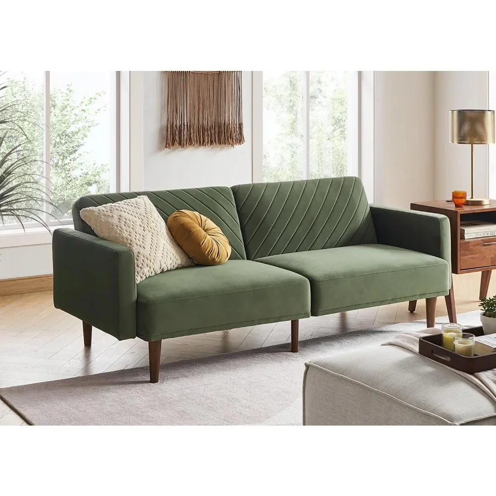 

Постмодернистский современный минималистский диван-футон середины века, спальное место, двухместный диван, небольшой диван, для гостиной