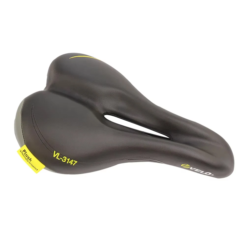 VELO VL-3147 MTB Bike Saddle Comfortable Shockproof PU Breathable Soft Front Seat Cushion Cycling Saddle Bicycle Parts