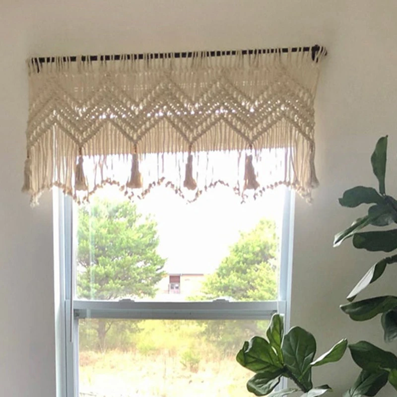 Boho Macrame handmade curtain  macrame wall hanging taperstry decoratin curtion for home decortion