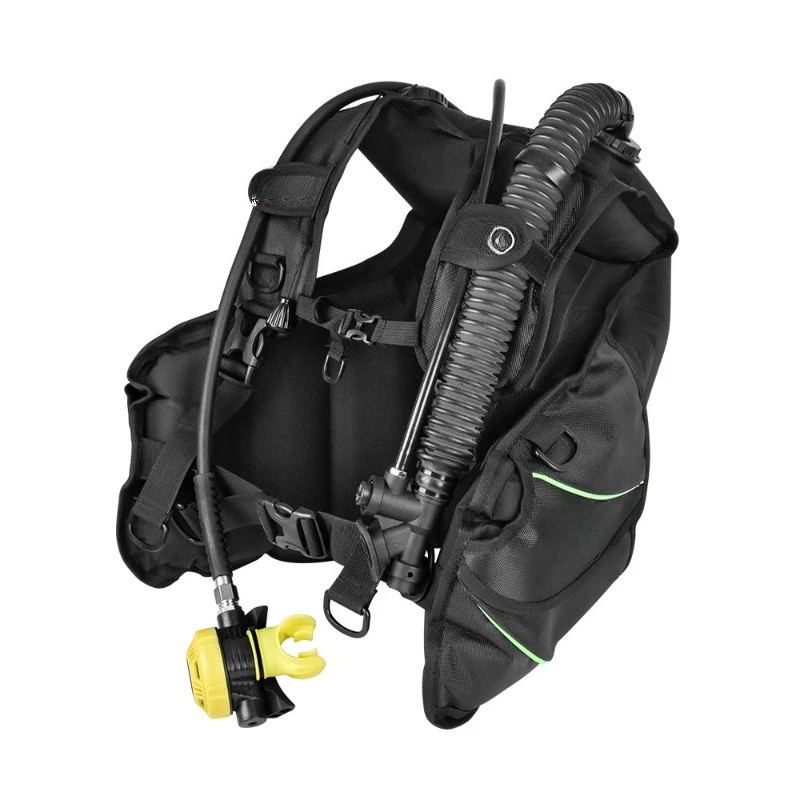 

Scuba Deep Diving Gear Set BCD Buoyancy Breathing Regulator Scuba Back Fly Inflatable Vest