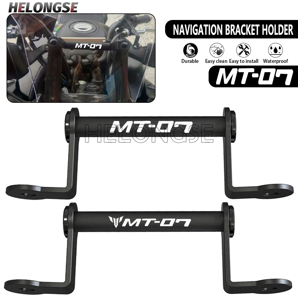 

Держатель для смартфона для YAMAHA MT-07 Tracer 7/700 GT Tracer700GT 2019-2022 2021, кронштейн для GPS-навигатора, 12 мм и 22 мм, запчасть