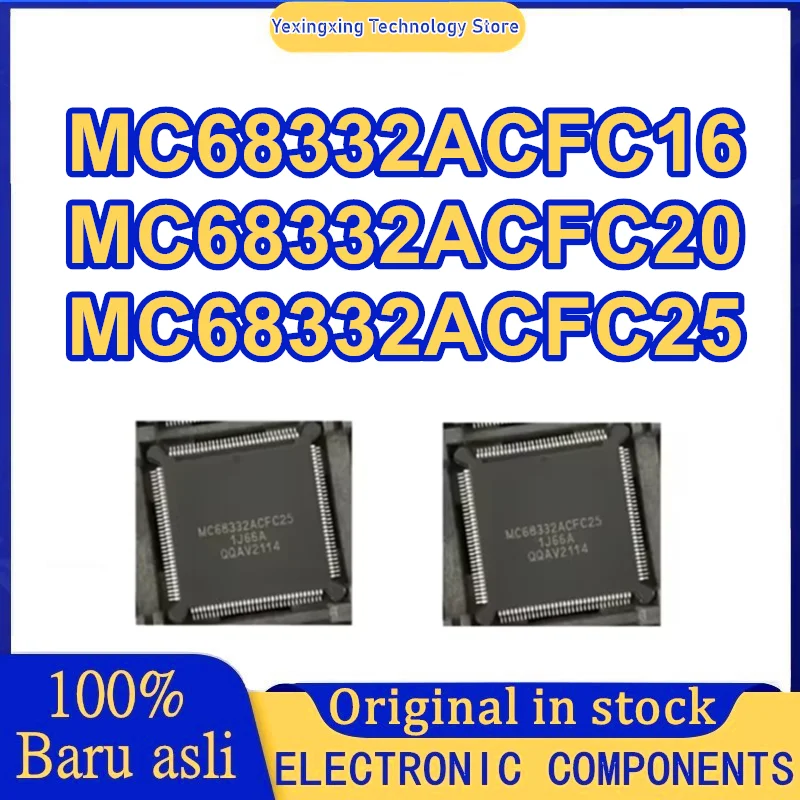 Puce de microcontrôleur MC68332ACFC16 MC68332ACFC20 MC68332ACFC25 QFP-132