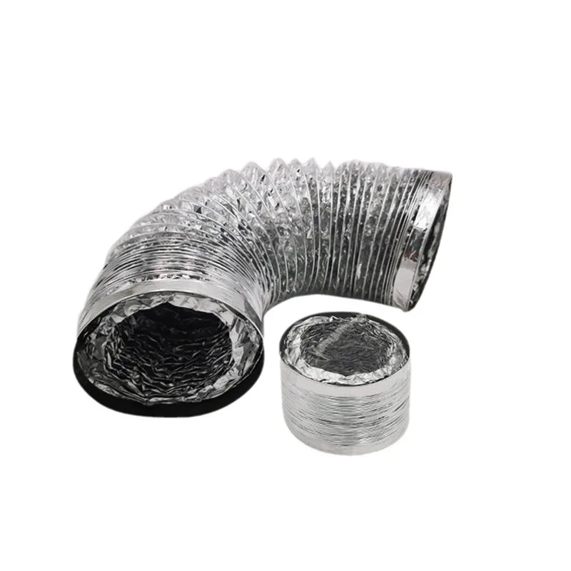 Tubo de ventilação de alumínio de 4 polegadas Mangueira de ventilação de ar Duto de exaustão flexível 1,5 M