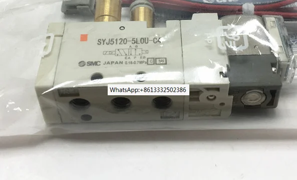 

SYJ5120-5LOU-C4 SYJ5120-5LOS-M5 Rubber Seal 5 Port Solenoid Valve SYJ5000 series