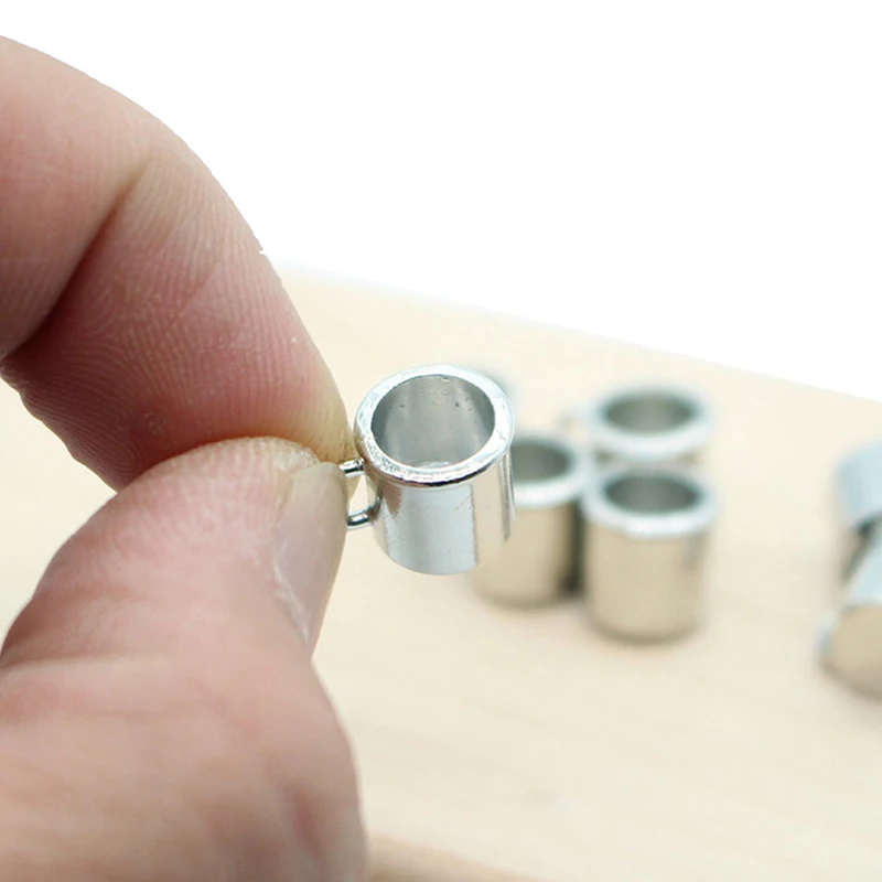 Maison de poupée Miniature en alliage, 2 pièces, modèle de tasse à café en métal, jouet de jeu pour enfants, accessoires de décoration de maison de poupée