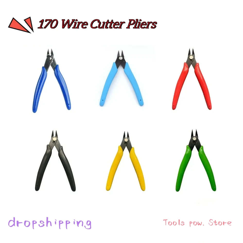 

170 Wire Cutter Plier DIY Electronic Diagonal Pliers Side Cutting Nippers Wire Cable Cutter Diagonal Plier Mini Hand Tools