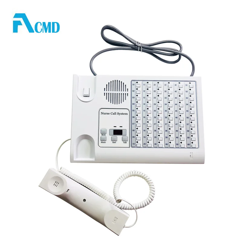 Sistema de chamada de enfermeira com fio hospitalar de alta qualidade Sistema de botão de chamada com unidade principal de cama