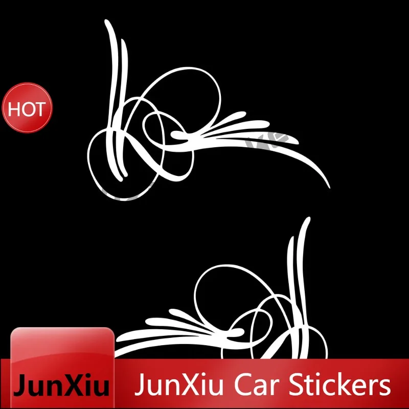 Left & Right VINTAGE Corner Stripe,Kit,Drag Race,Hand  Decals for Bicycles  Motorcycles Car Sticker