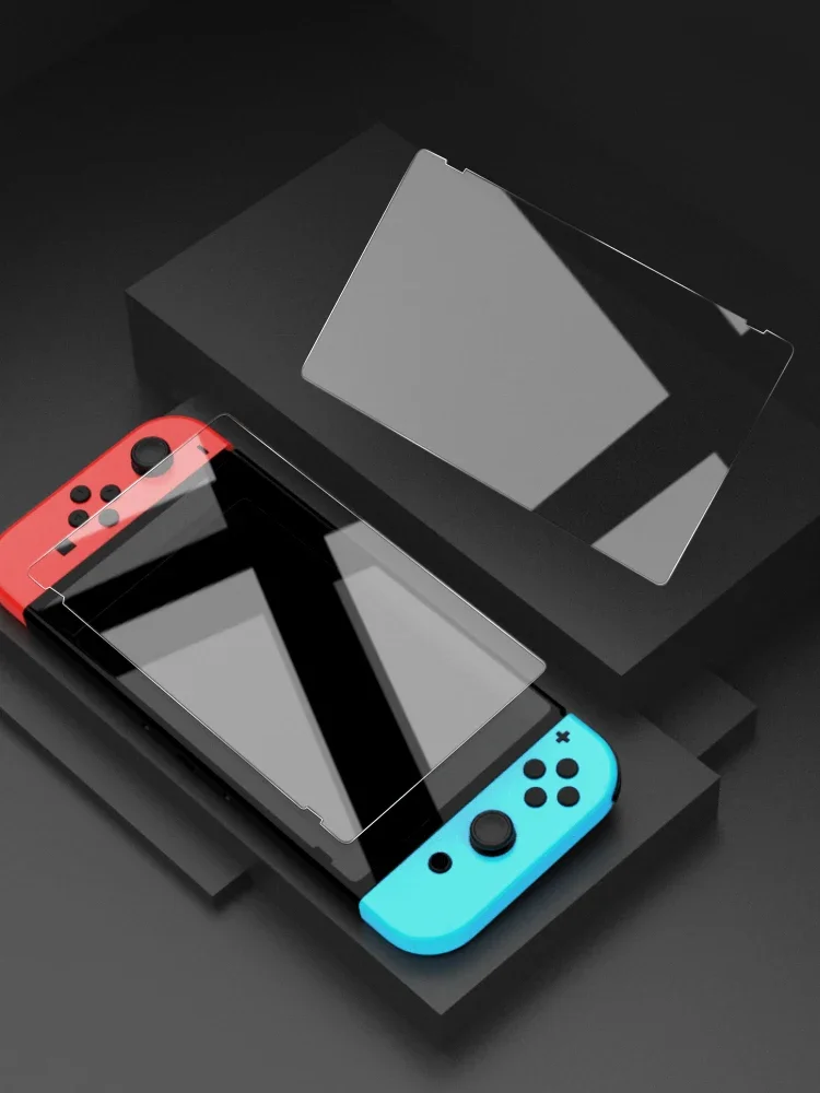 Verre trempé HD pour interrupteur protecteur d'écran Compatible commutateur Transparent 9H Film de protection
