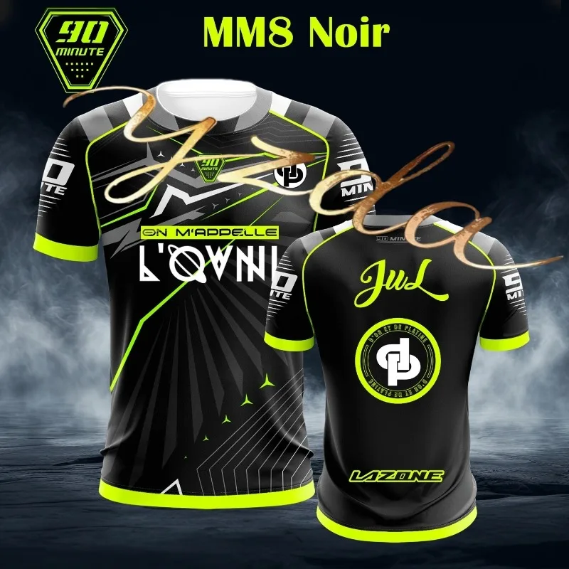 

90_ Minute Special Edition JUL Motorcycle Racing Enthusiasts Riding Summer Men's and Women's Breathable Quick Drying T-shirt