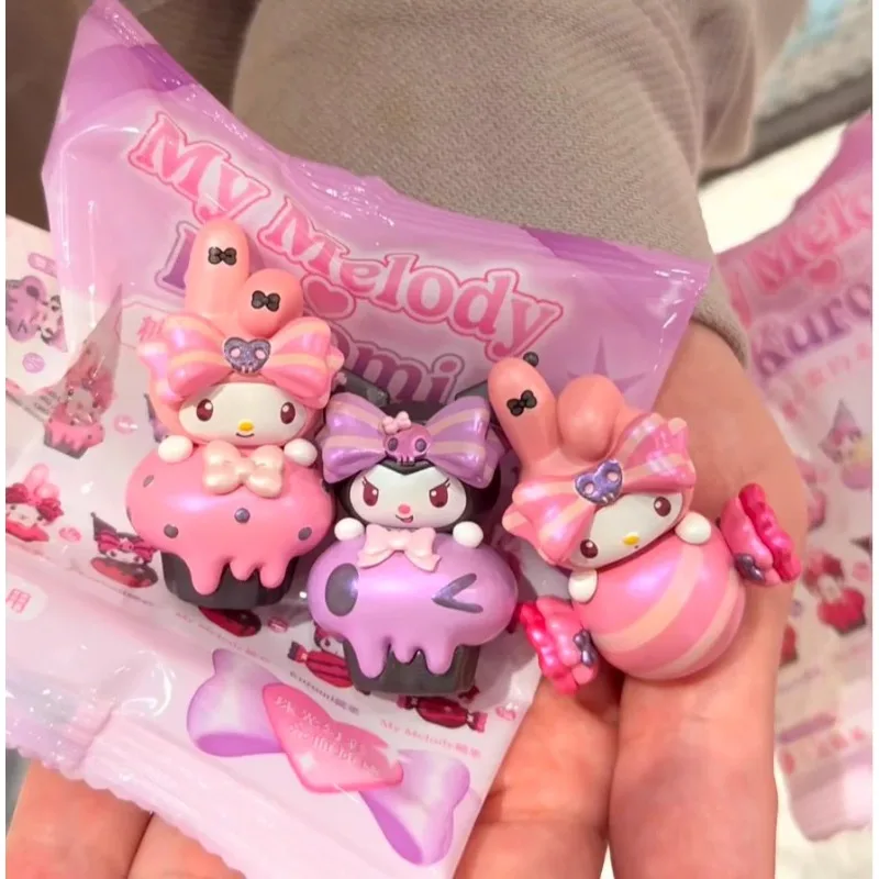 Sanrio Figure Hello Kitty Melody CinnamonTown Keroppi Blind Box Toy
