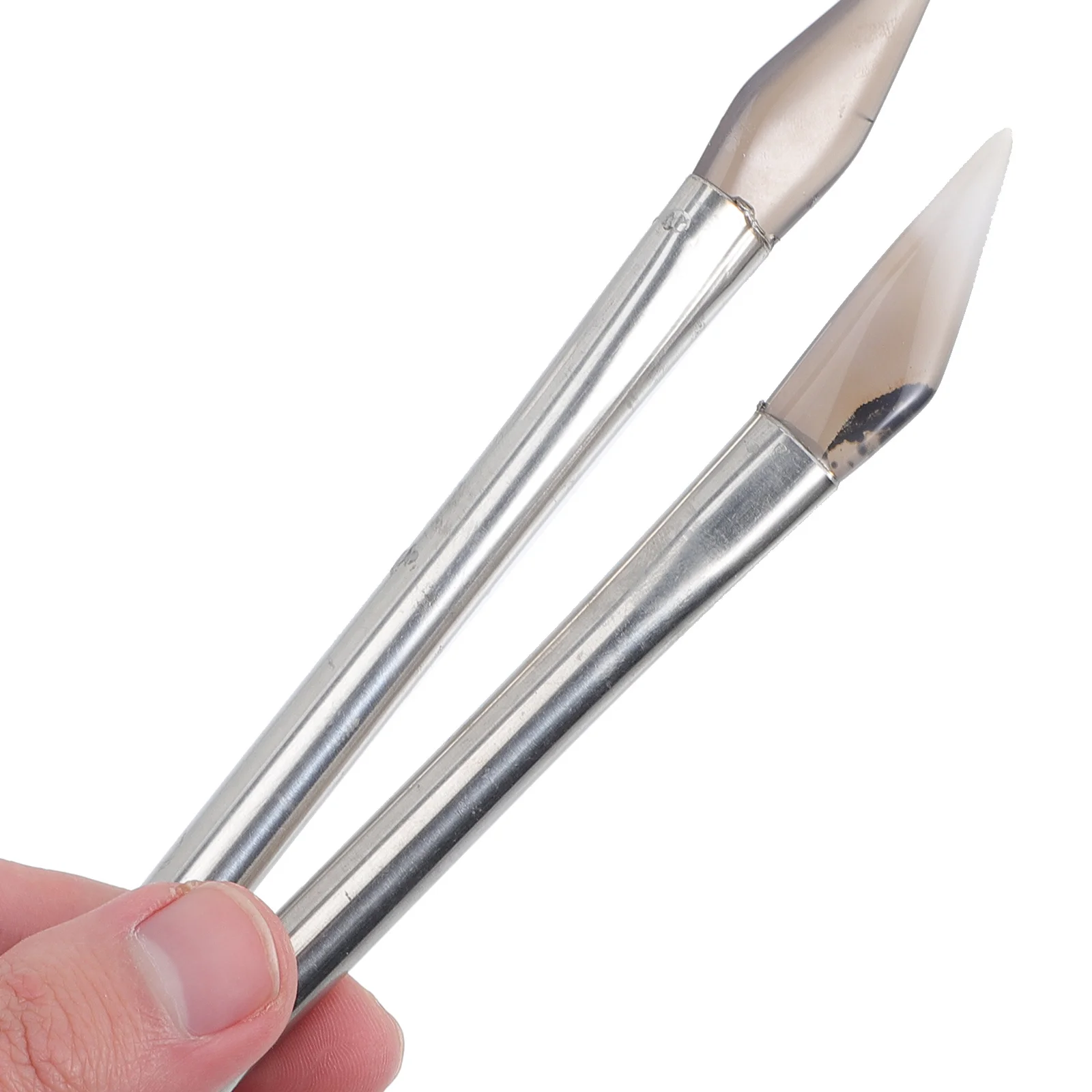 

Набор из 2 штук: Полировочные инструменты для агата с удобной ручкой, безопасные и надежные, для профессионального и личного использования