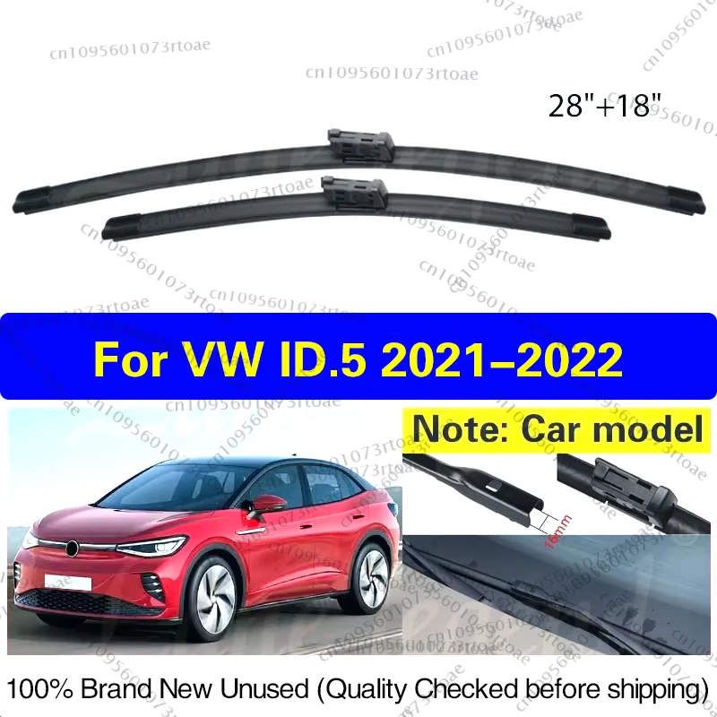 

Car Wiper Blades For Volkswagen VW ID.5 ID5 2021 2022 Front Windshield Windscreen Brushes 28"+18" Car Accessories High Quality