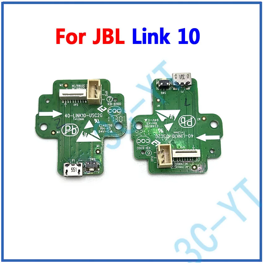 Conector de placa de fuente de alimentación Original, 1 piezas, para JBL LINK10 Link 10, Altavoz Bluetooth, puerto de carga Micro USB